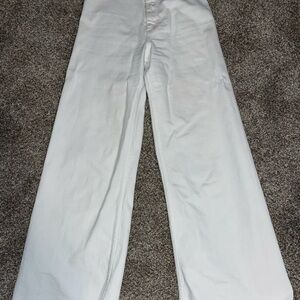 Zara Marine Straight White Pants